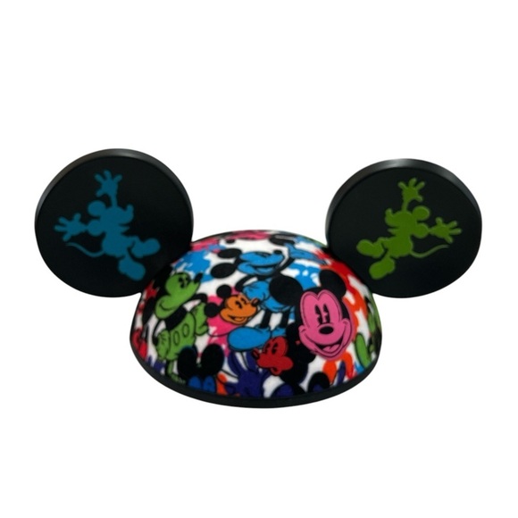 Disney Parks Oh Mickey Embroidered Bright Colorful Mickey Mouse Ears Hat - Picture 1 of 7